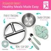 Elk and Friends Kids Stainless Steel Mealtime Set view 4