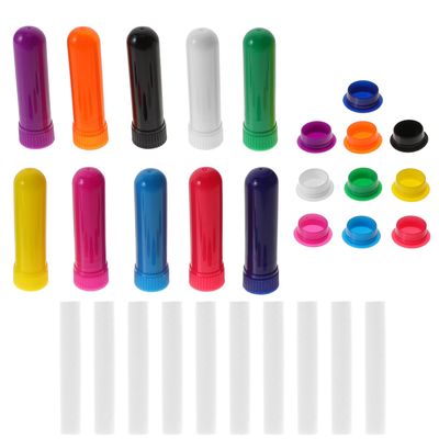 Portable Plastic Nasal Inhaler Stick for Essential Oils