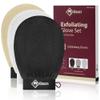 3-Piece Kessa Exfoliating Glove Set for Deep Body Cleansing view 1