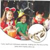 Healeved 5 Sets Hip-Hop Fake Gold Teeth and Halloween Mouth Grills for Cosplay Parties view 2