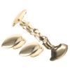 Healeved 5 Sets Hip-Hop Fake Gold Teeth and Halloween Mouth Grills for Cosplay Parties view 3