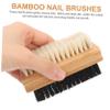 Bamboo Shoe Brush with Bristles for Daily Cleaning view 4