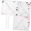 FRCOLOR 3 Pairs Adjustable Non-Slip Rhinestone Bra Straps view 3