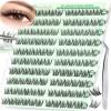 Obeyalash Self-Adhesive Lash Extensions Set with Tweezers, 12 mm Press-On Lash Clusters, No Glue Needed, DIY 3-Second Application (J09) view 1