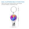 Rainbow Smoke Pattern Toenail Clipper for Women and Men view 2