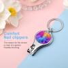 Rainbow Smoke Pattern Toenail Clipper for Women and Men view 4