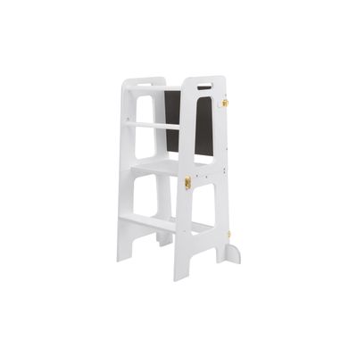 DeveKids Learning Tower from 1 Year, Light Gray, with Slide