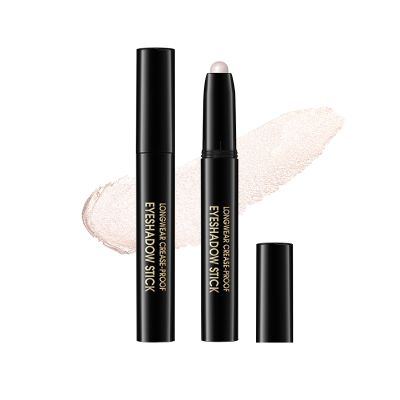 Glitter Eyeshadow Stick, Champagne Pearl Shimmer Creamy Eyeshadow