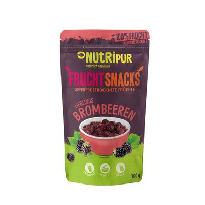 NutriPur Freeze-Dried Blackberries, 100 g