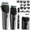 BESTBOMG Professional Men's Hair Clipper, Barber Set with Foil Shaver, Trimmer and Nose Hair Trimmer view 1