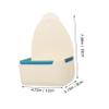 TOYANDONA Hanging PP Rabbit Food Bowl view 2