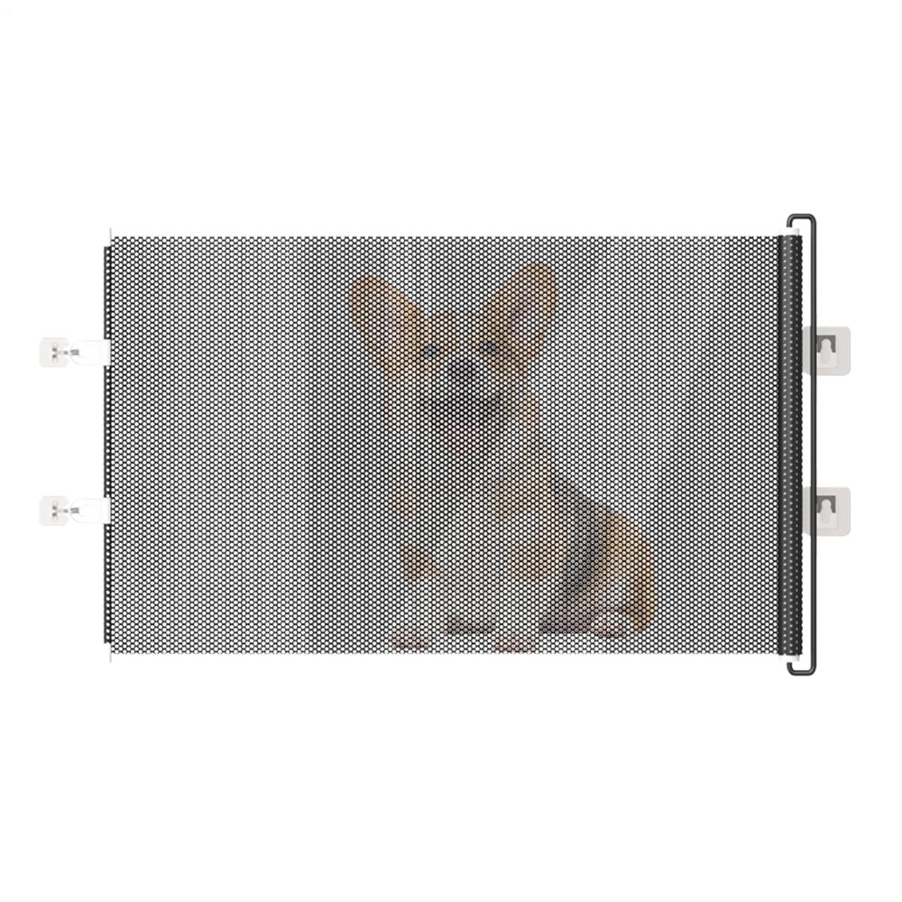 Ungtyb Baby Gate and Pet Barrier, 22.83-Inch Telescopic Mesh Safety Gate