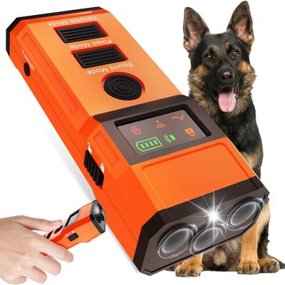 2026 Anti-Bark Device for Dogs, 3× Ultrasonic Bark Control, 30-Foot Handheld Dog Training Device