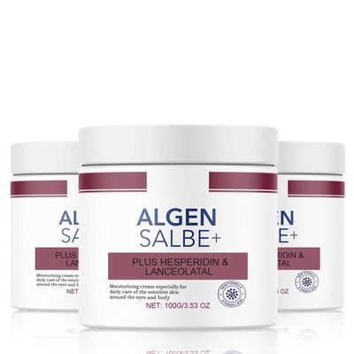 Algae Ointment for Spider Veins, Legs, Varicose Veins Cream, Refreshing and Relaxing Care for Swollen and Tired Legs (3-Pack, 300 g)