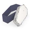 FOLDZILLA Cardboard Pet Casket for Dogs, Cats & Small Animals, 61 x 31 x 21 cm, Gray-Cream view 1