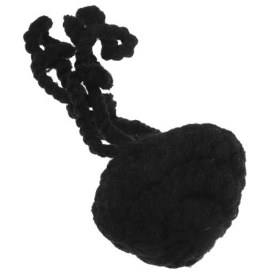 Beaupretty Winter Nose Warmer Made of Braided Yarn, Black