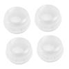 HOMOBABE Child Safety Stove Knob Covers, Plastic, for Gas Stoves and Ovens, 4-Pack, White, Reusable view 1