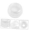 HOMOBABE Child Safety Stove Knob Covers, Plastic, for Gas Stoves and Ovens, 4-Pack, White, Reusable view 4