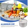 HOMOBABE 4-Pack Aluminum Storage Cans for Cat Food and Treats view 3