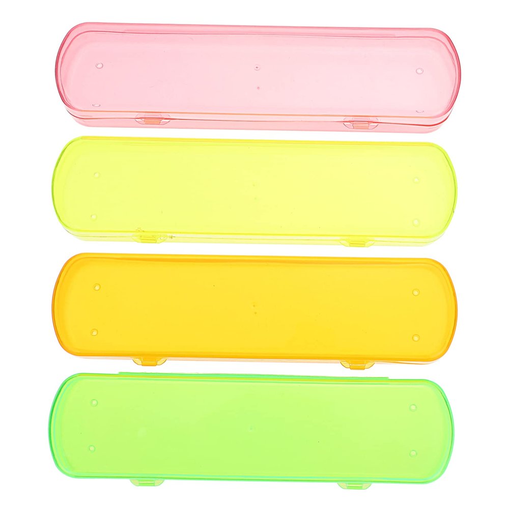 LRXIYODE 4-Pack PP Toothbrush Cases for Travel and Camping