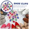 NOLITOY Rhinestone Shoelace Charms, 20-Piece Alloy and Acrylic Set view 4