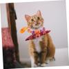 Toddmomy Adjustable Halloween Cat Collar with Pumpkin Pendant view 4