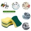 Cocoarm 20-Piece Non-Scratch Sponge Scrubbers, Wavy Ergonomic Cleaning Pads for Dishes, Pans, Kitchen, Bathroom and Car (1 PCS) view 3