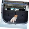 Toyvian Black Non-Slip Polyester Car Trunk Protector for Pets view 2