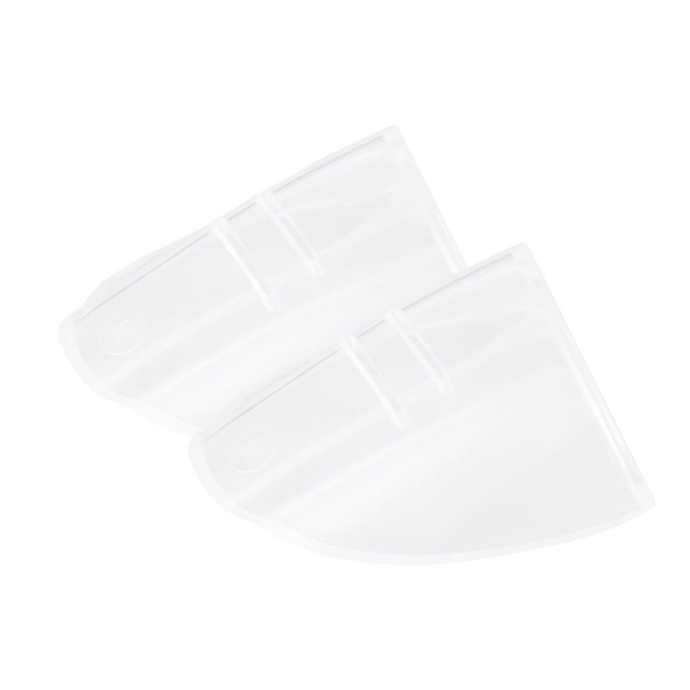 Operitacx TPU Glasses Side Shields, 2 Pairs, White