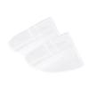 Operitacx TPU Glasses Side Shields, 2 Pairs, White view 1
