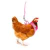 Chicken Vest with Adjustable Harness, 1 Set, Fabric, Pink view 4