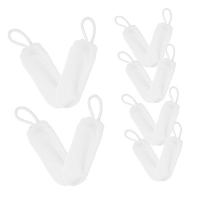 HYTROVE White Nylon Finger Toothbrushes, 10-Pack for Dogs and Cats