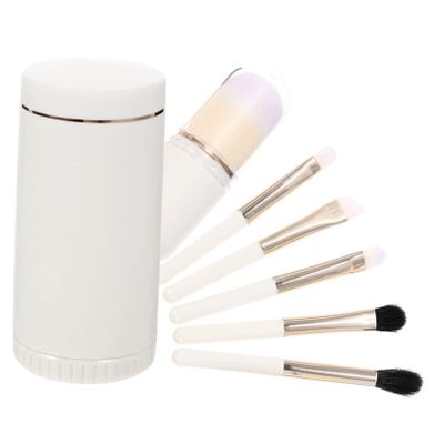 BATHVEVE Makeup Brush Set with Wear-Resistant Handles, Nanofiber Bristles, and Case