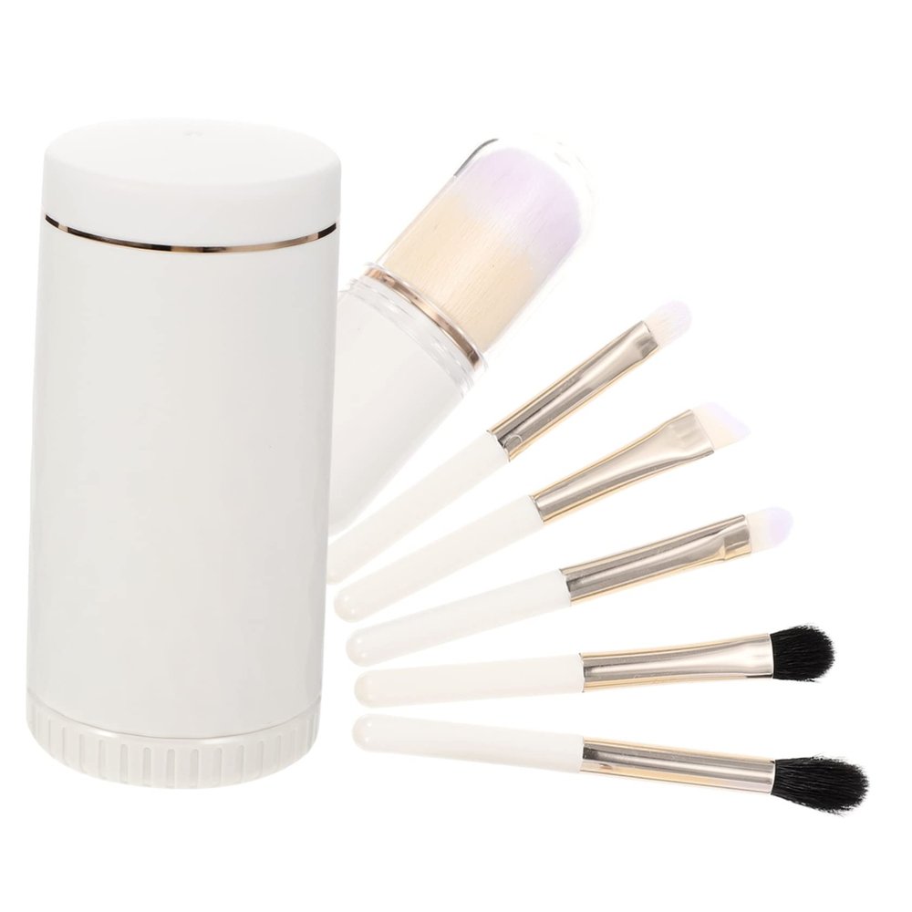 BATHVEVE Makeup Brush Set with Wear-Resistant Handles, Nanofiber Bristles, and Case