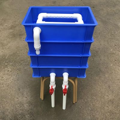 3-Layer Filter Box for Aquariums and Small Fish Ponds