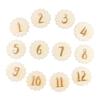 LOPUNER 12-Piece Baby Milestone Cards for Newborns view 1