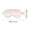 Beige Silk Sleep Mask and Headband Set view 2