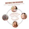 Beige Silk Sleep Mask and Headband Set view 4
