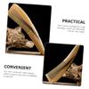 Brown Ox Horn Scalp Massage Comb for Women view 4