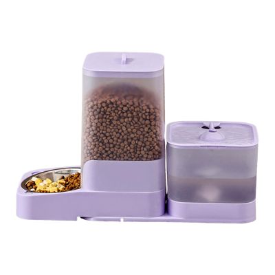 Automatic Feeder with Large Stainless Steel Food and Water Bowl