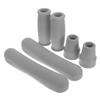 FRCOLOR Replacement Hand Grips and Non-Slip Rubber Tips for Underarm Crutches view 1