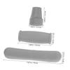 FRCOLOR Replacement Hand Grips and Non-Slip Rubber Tips for Underarm Crutches view 2