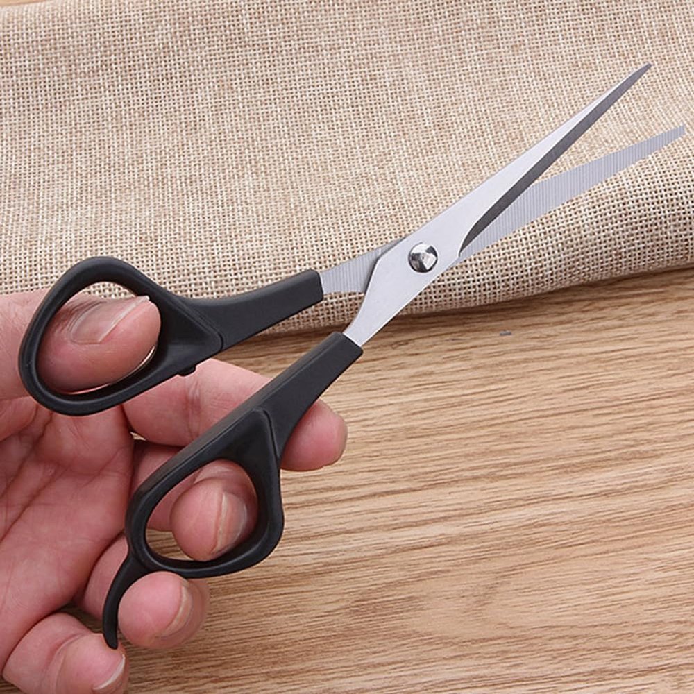 ACOGEDO Premium Hair Cutting Scissors Set with Thinning Scissors and Comb, Black