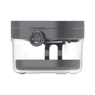 Denture Cleaning and Storage Case with Mirror and Accessories