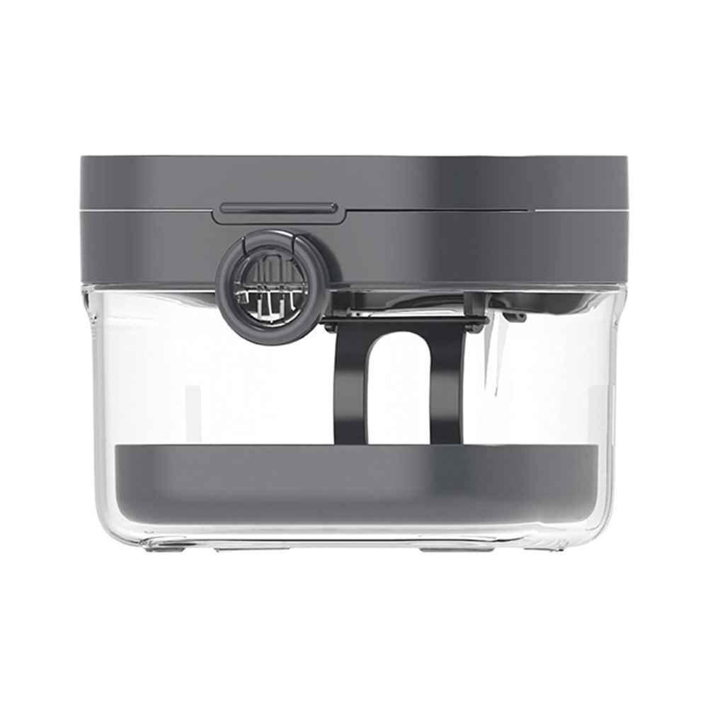 Denture Cleaning and Storage Case with Mirror and Accessories