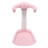ACOGEDO Ergonomic Baby Bath Tower with Adjustable Height, Non-Slip Base, and Built-In Shower Rack, Pink view 1