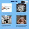 QUXVUIS Portable Foldable Silicone Ice Bath Bucket with Adjustable Strap, White view 4