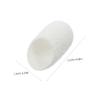 Silk Cocoon Facial Exfoliating Balls, 20 Count, White view 2