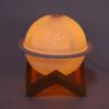 Fafeicy 2-in-1 Planet USB Humidifier and Moonlight Essential Oil Diffuser with 3-Color LED Night Light view 3