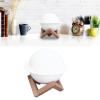 Fafeicy 2-in-1 Planet USB Humidifier and Moonlight Essential Oil Diffuser with 3-Color LED Night Light view 4